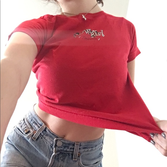 Red cowgirl t-shirt - Picture 2 of 3